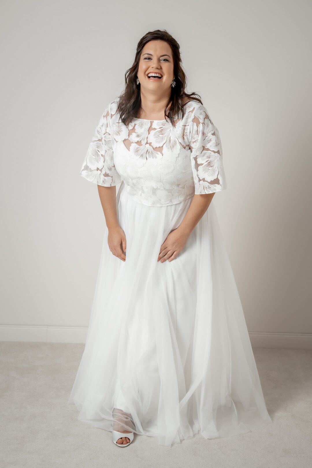 Brautkleid buy - A-Linie - Größe 42 - Hochzeitskleid