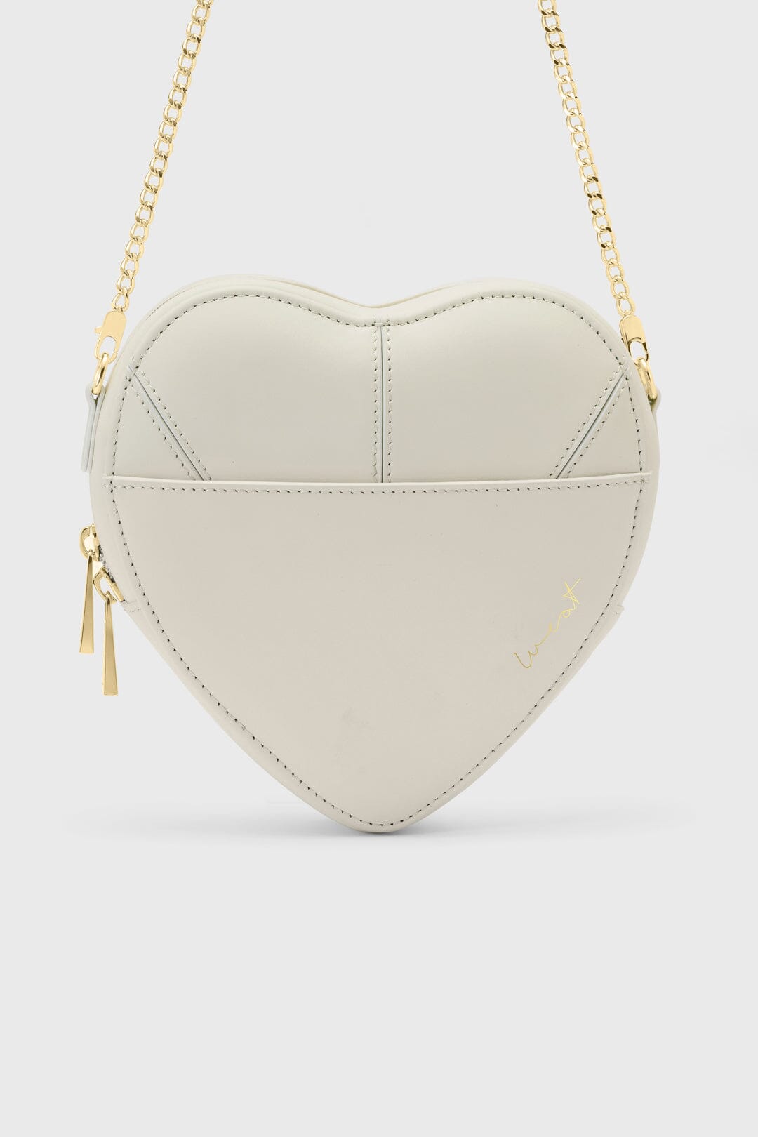 Braut Tasche Big Heart Bag Ivory Gold Weat