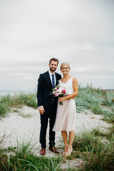 Standesamt Hochzeitskleid und Brautkleid-Kombination für die Kirche