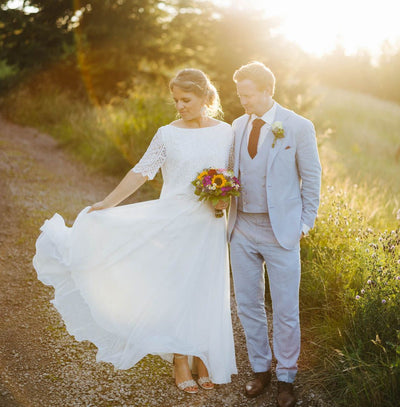 Traumoutfit für Sommerhochzeit von Tina