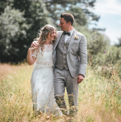 Boho Hochzeitsoutfit von Verena