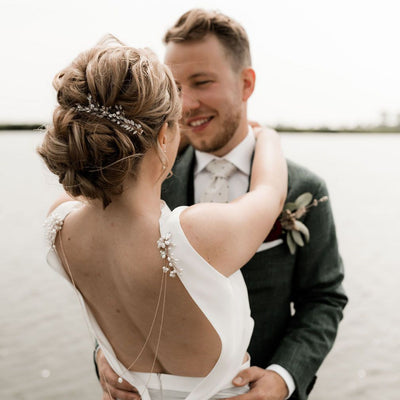 Puristisches Kleid in Ivory