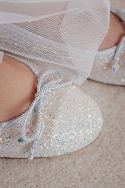 Brautschuhe mit Glitzer