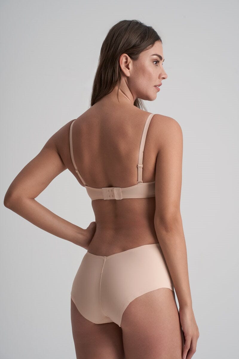 BH in Beige mit abnehmbaren Trägern – Bye Bra