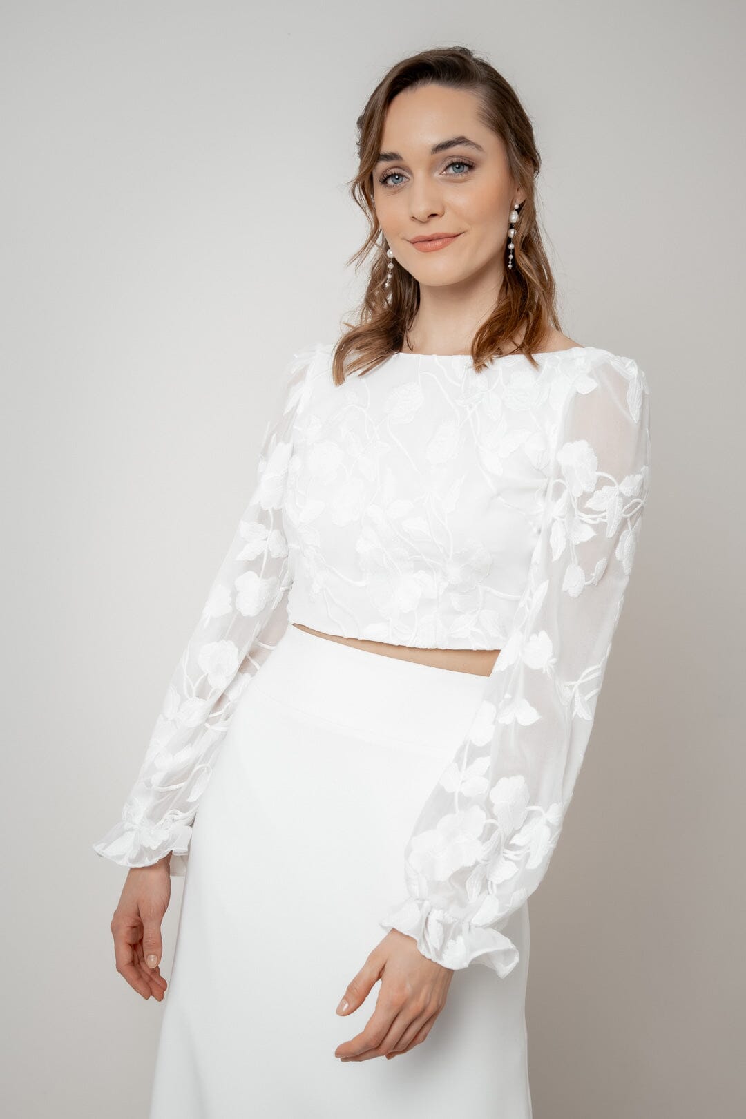 Bluse mit Rückenausschnitt – Laina noni Outlet