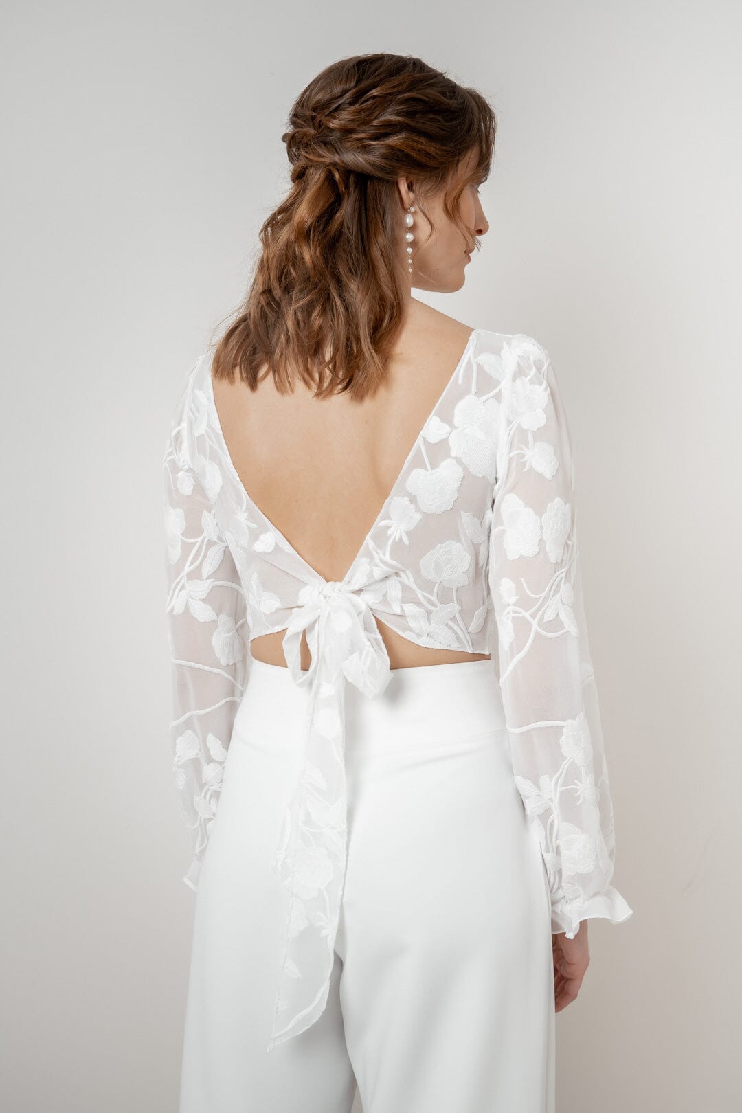 Bluse mit Rückenausschnitt – Laina noni Outlet