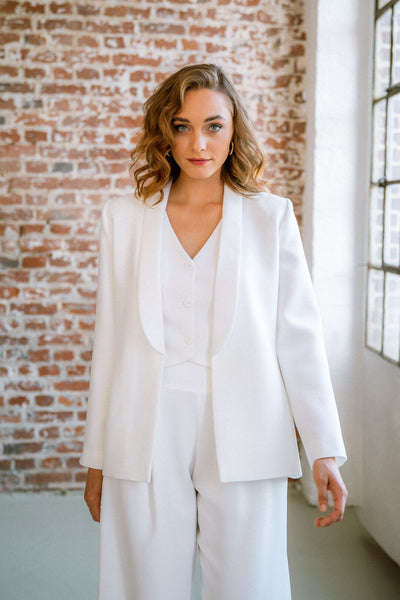Braut Blazer in Ivory – Aira noni Selected