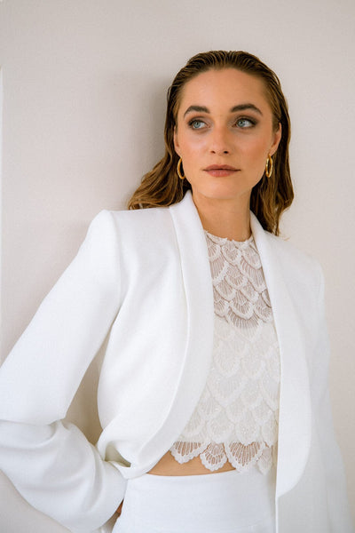 Braut Blazer in Ivory – Aira noni Selected