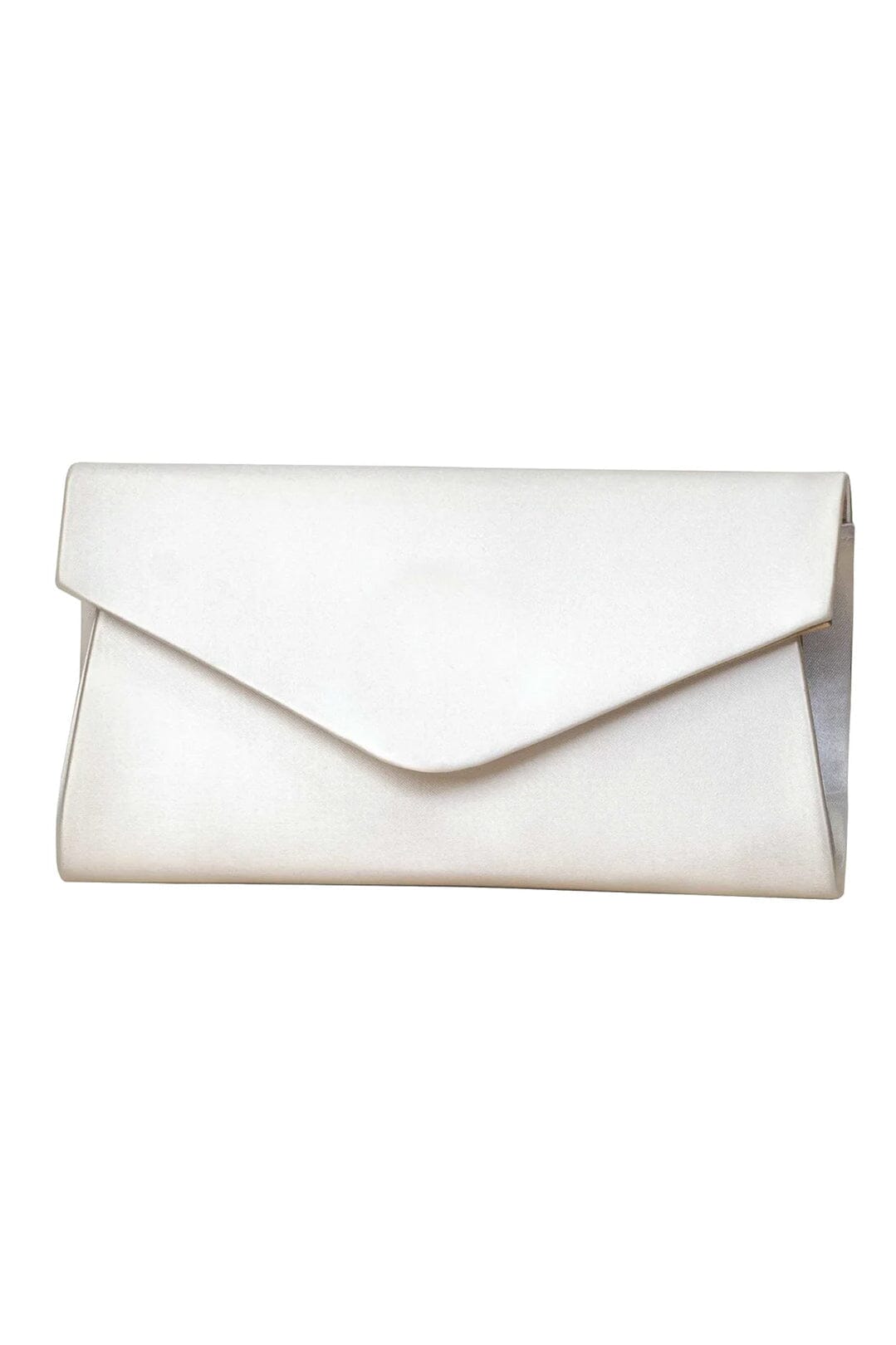 Braut Satin Clutch – Simone Ivory Dyeable | The Perfect Bridal Company