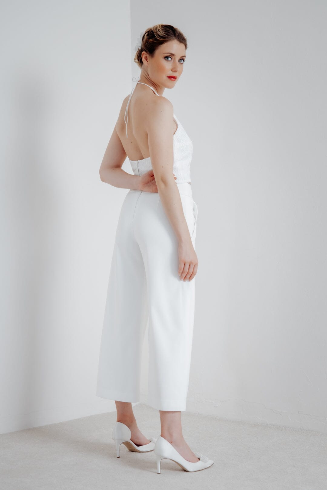 Braut Culotte in Ivory – Pixie noni