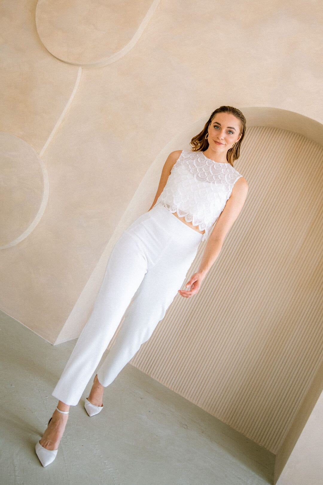 Braut Hose in 7/8-Länge – Helin noni