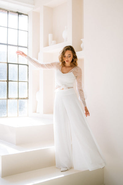 Braut Hose aus Chiffon – Nivis noni Selected