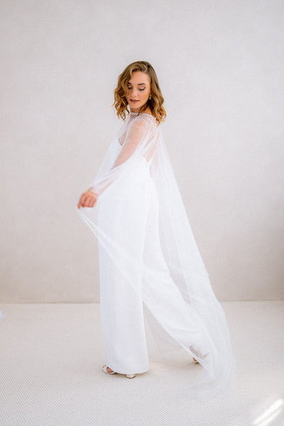 Braut Perlen-Cape aus Tüll – Beleza noni Selected