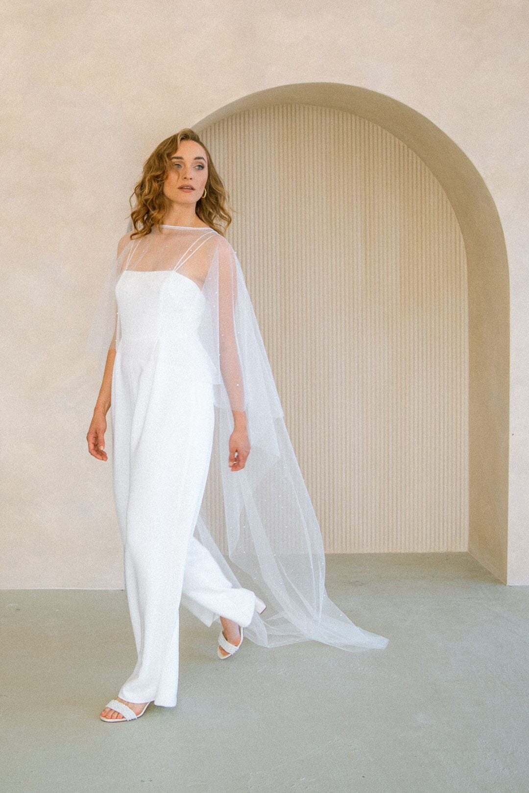 Braut Perlen-Cape aus Tüll – Beleza noni Selected
