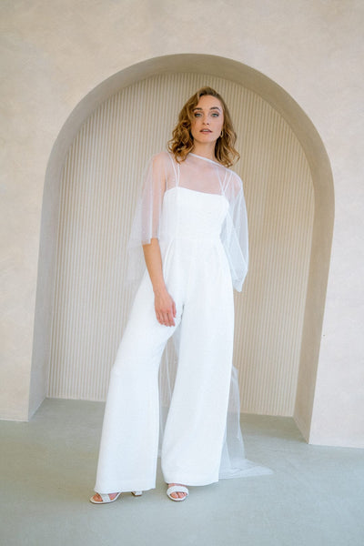 Braut Perlen-Cape aus Tüll – Beleza noni Selected