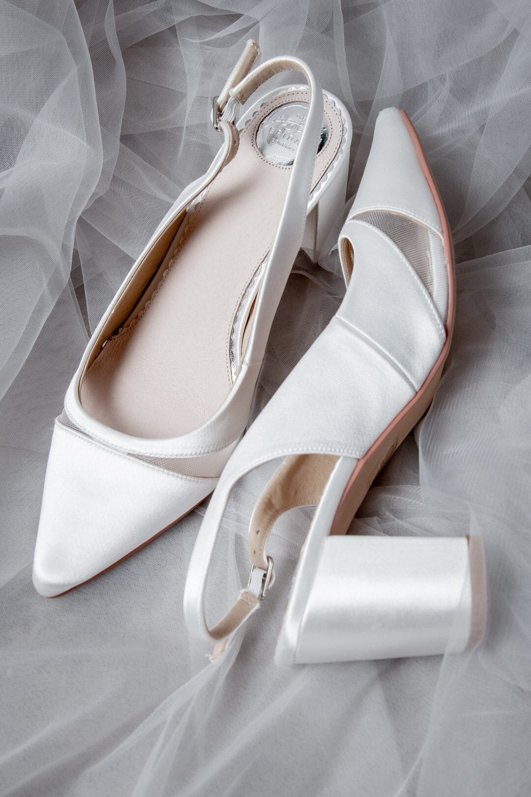 Braut Slingbacks aus Satin – Brooke | The Perfect Bridal Company