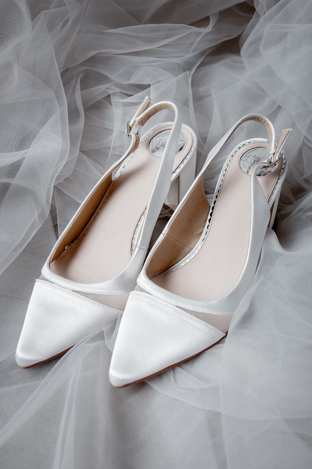 Braut Slingbacks aus Satin – Brooke | The Perfect Bridal Company