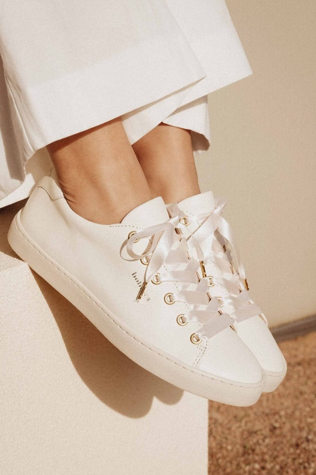 Braut Sneakers aus Lammleder – Lana Milk | Bobbies