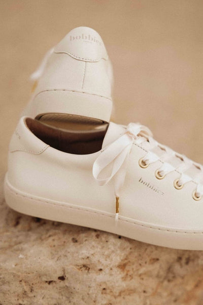 Braut Sneakers aus Lammleder – Lana Milk | Bobbies