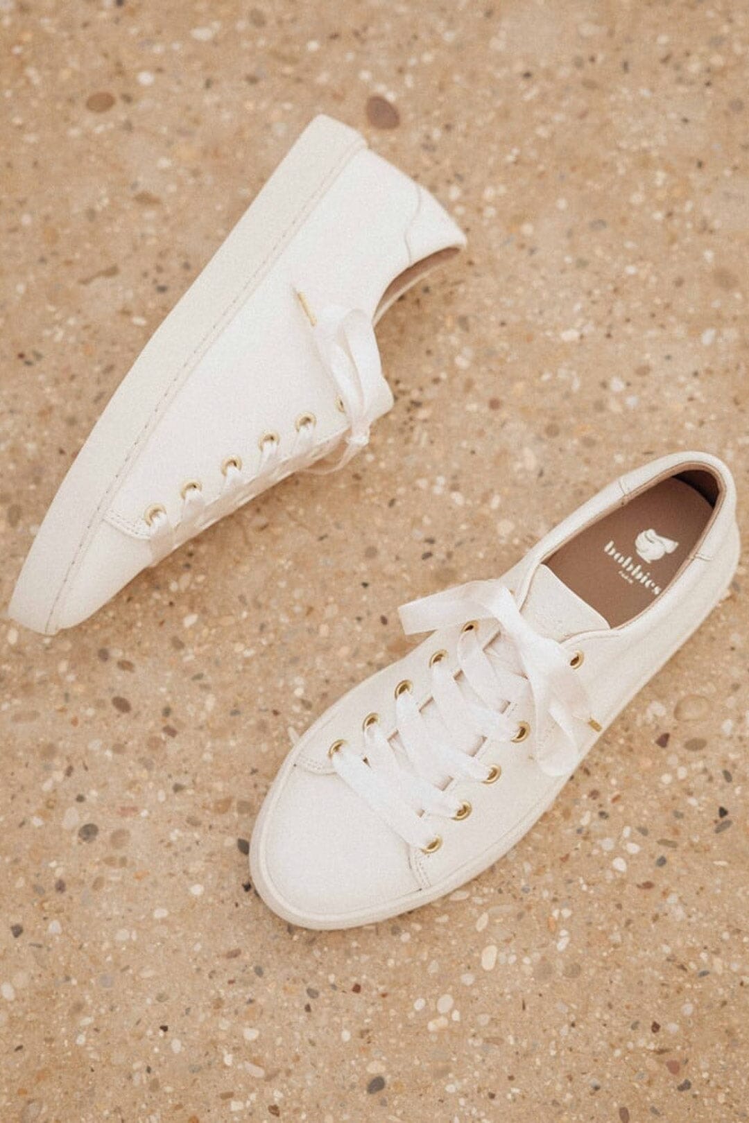 Braut Sneakers aus Lammleder – Lana Milk | Bobbies