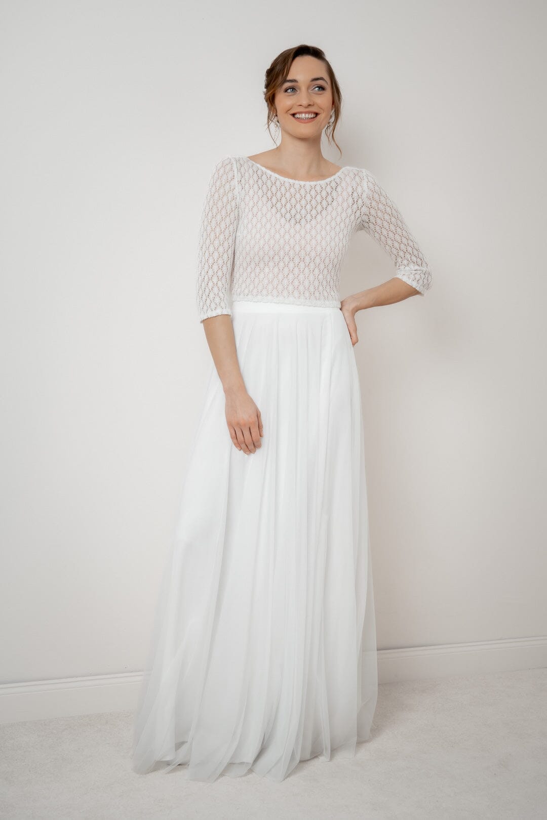 Braut Strick-Top mit Vintagemuster – Haldis noni