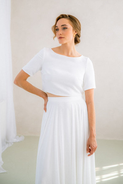 Braut Top aus Crêpe – Amariel noni Selected