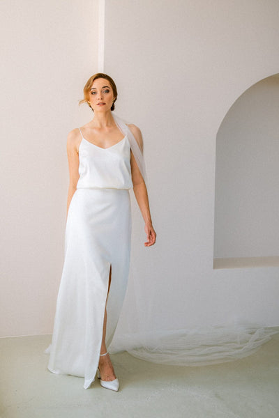 Braut Top aus Satin – Minoa noni Selected