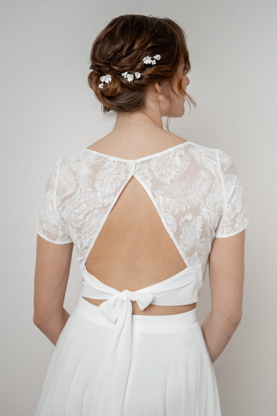 Braut Top mit Rückendetail – Yella noni
