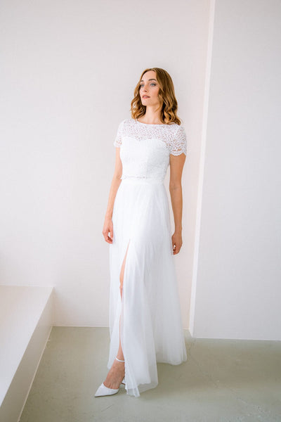 Braut Top mit Rückendetail – Zadie noni