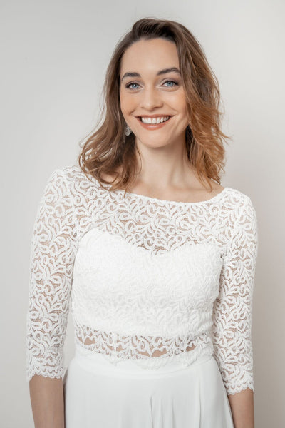 Braut Top mit tiefem Rücken – Florens noni