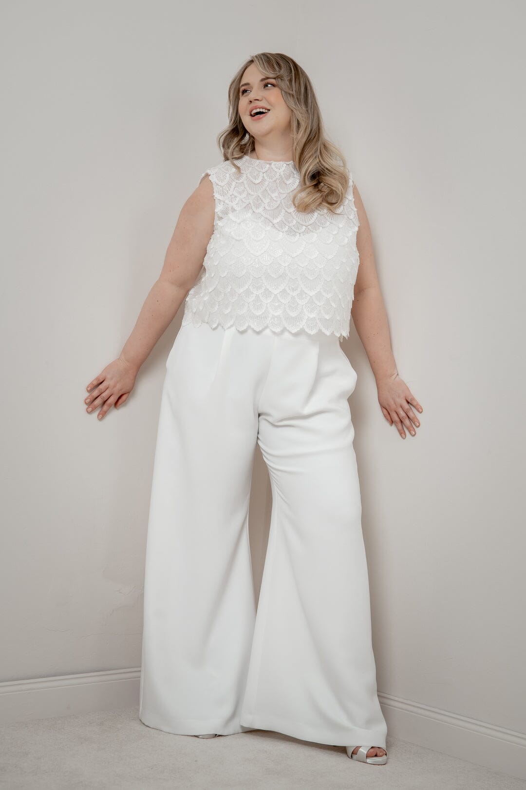Sequin Lace Bridal Top – Eske noni Curvy