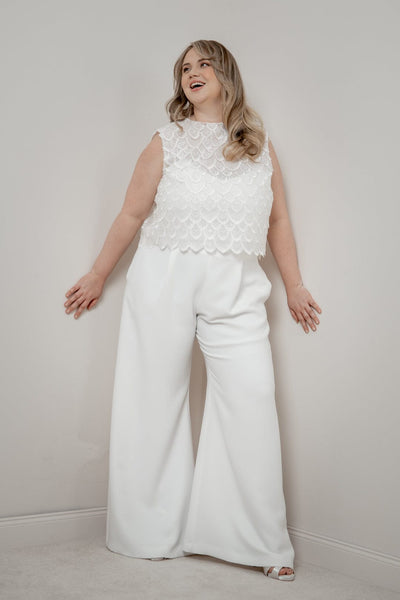 Sequin Lace Bridal Top – Eske noni Curvy