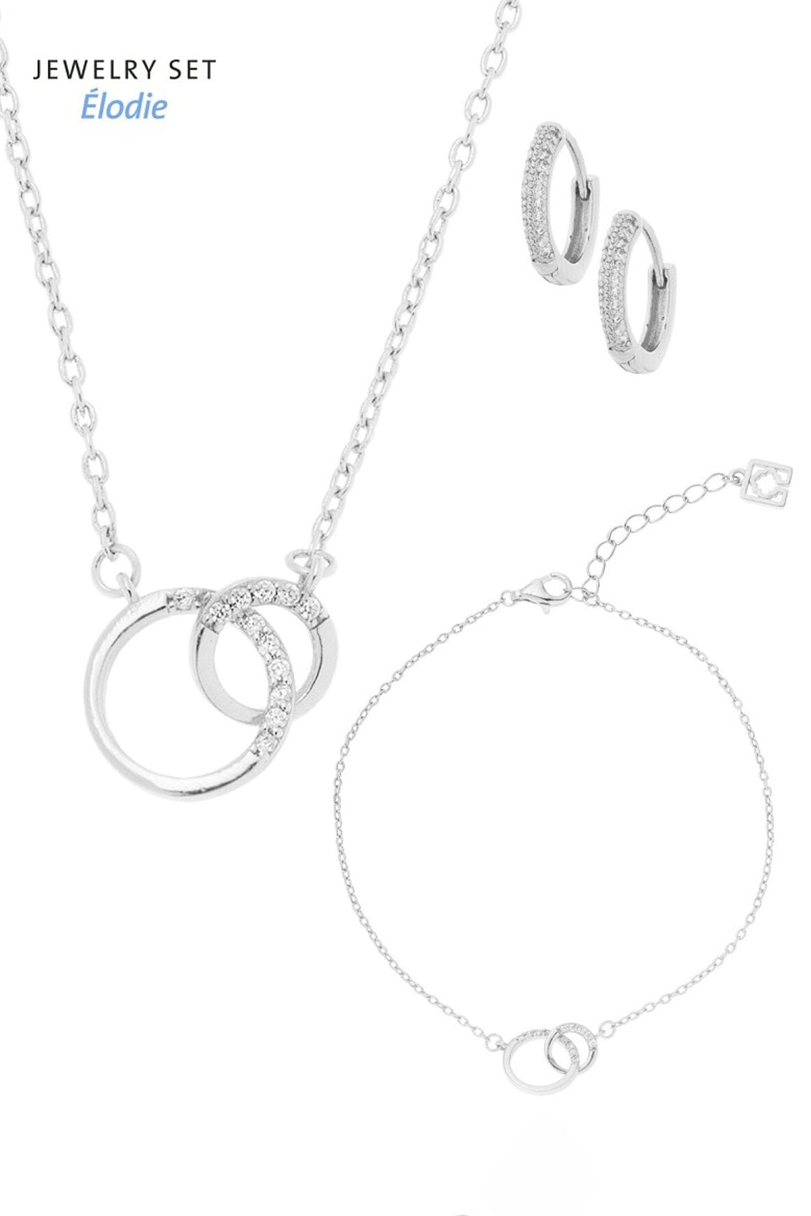 Dreiteiliges Braut Schmuck-Set