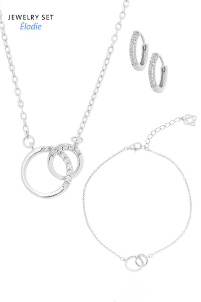 Dreiteiliges Braut Schmuck-Set