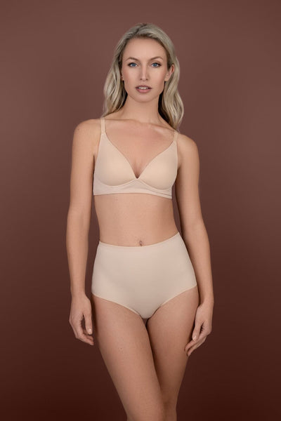 Formender Mid-Waist Slip in Beige – Bye Bra