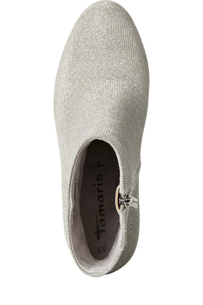 Funkelnde Stiefeletten Silver Glam – Tamaris