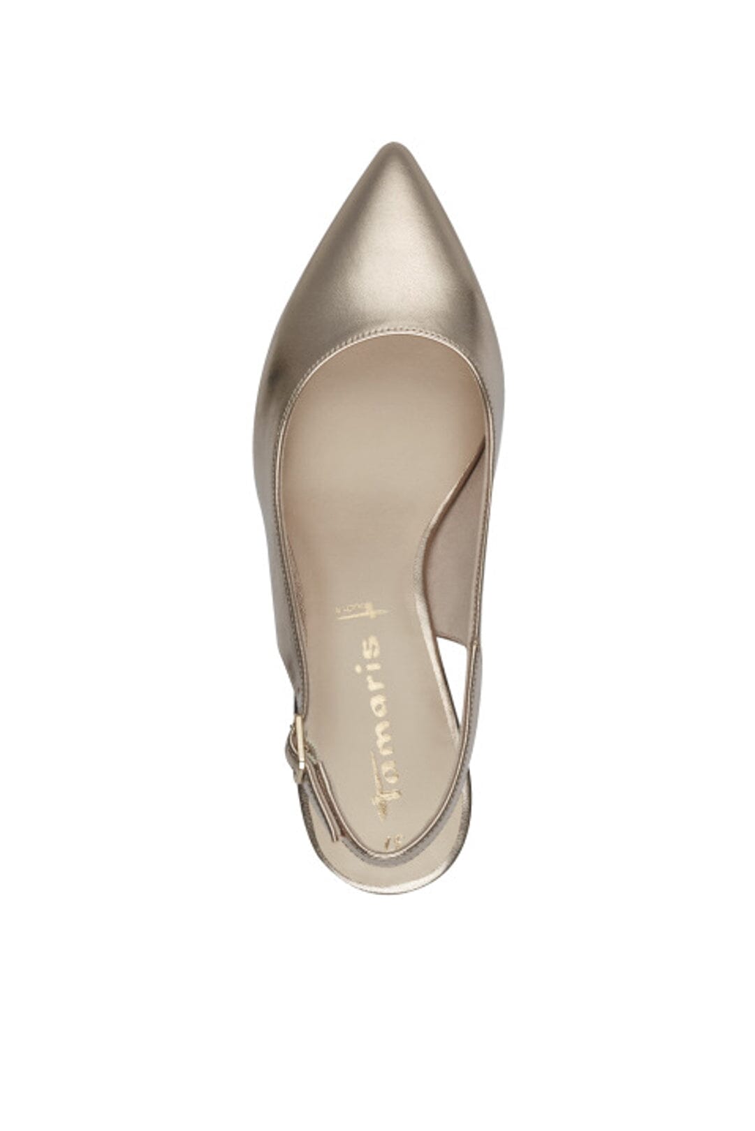 Goldfarbene Braut Pumps – Tamaris