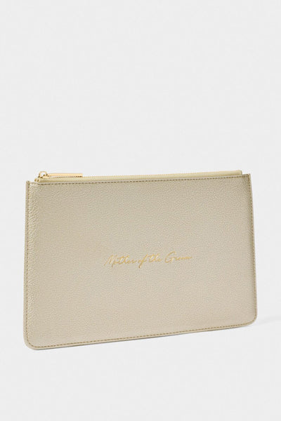 Goldfarbene Pouch "Mother of the Groom" – Katie Loxton
