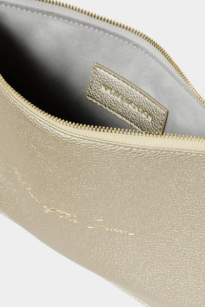 Goldfarbene Pouch "Mother of the Groom" – Katie Loxton