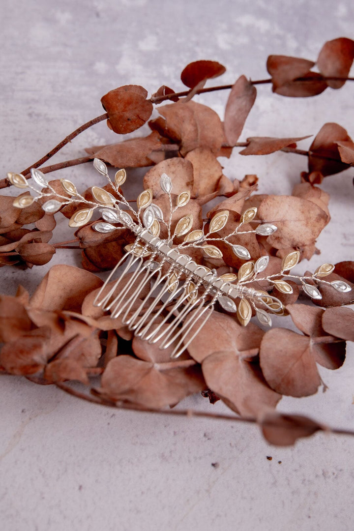 Minkissy Haarkämme 10er Set – Goldfarben, 5-Zahn, Aus Eisen, Für Hochzeiten, Brautfrisuren & Täglichen Gebrauch