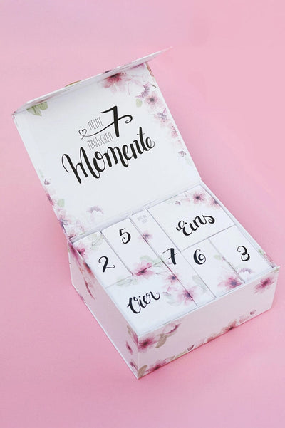 Hochzeits-Countdown-Kalender™ mit Gold-Armband und Schlafmaske