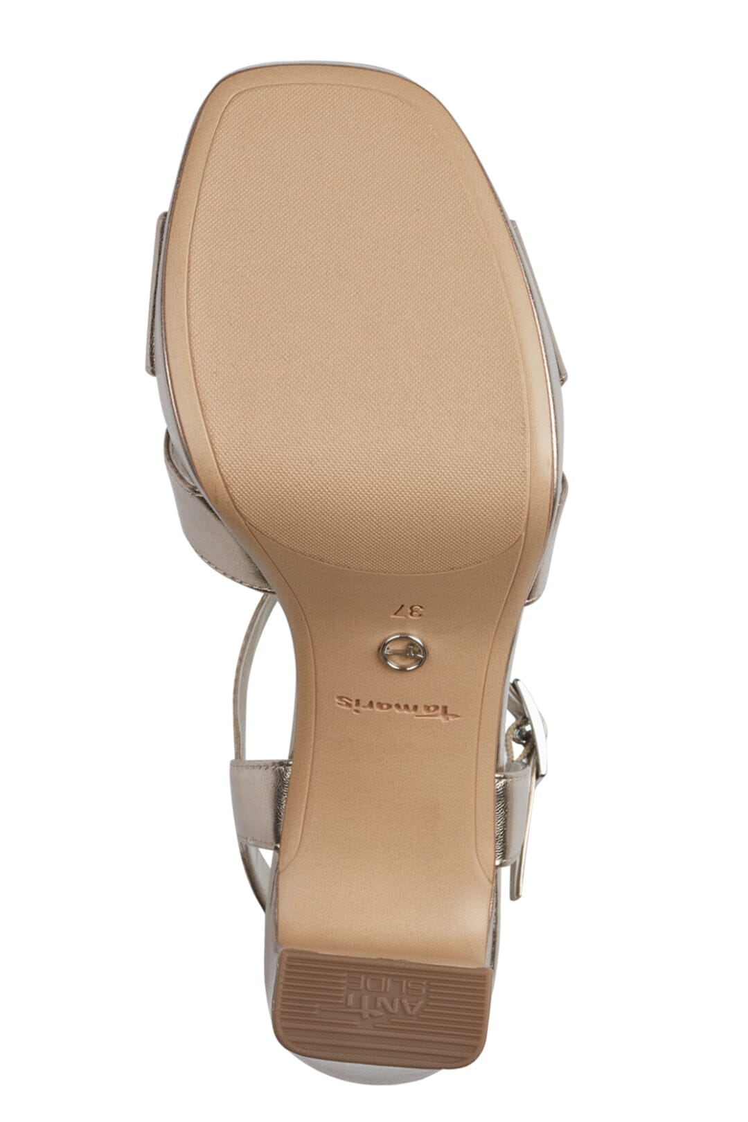 Hohe Sandalette in Light Gold – Tamaris