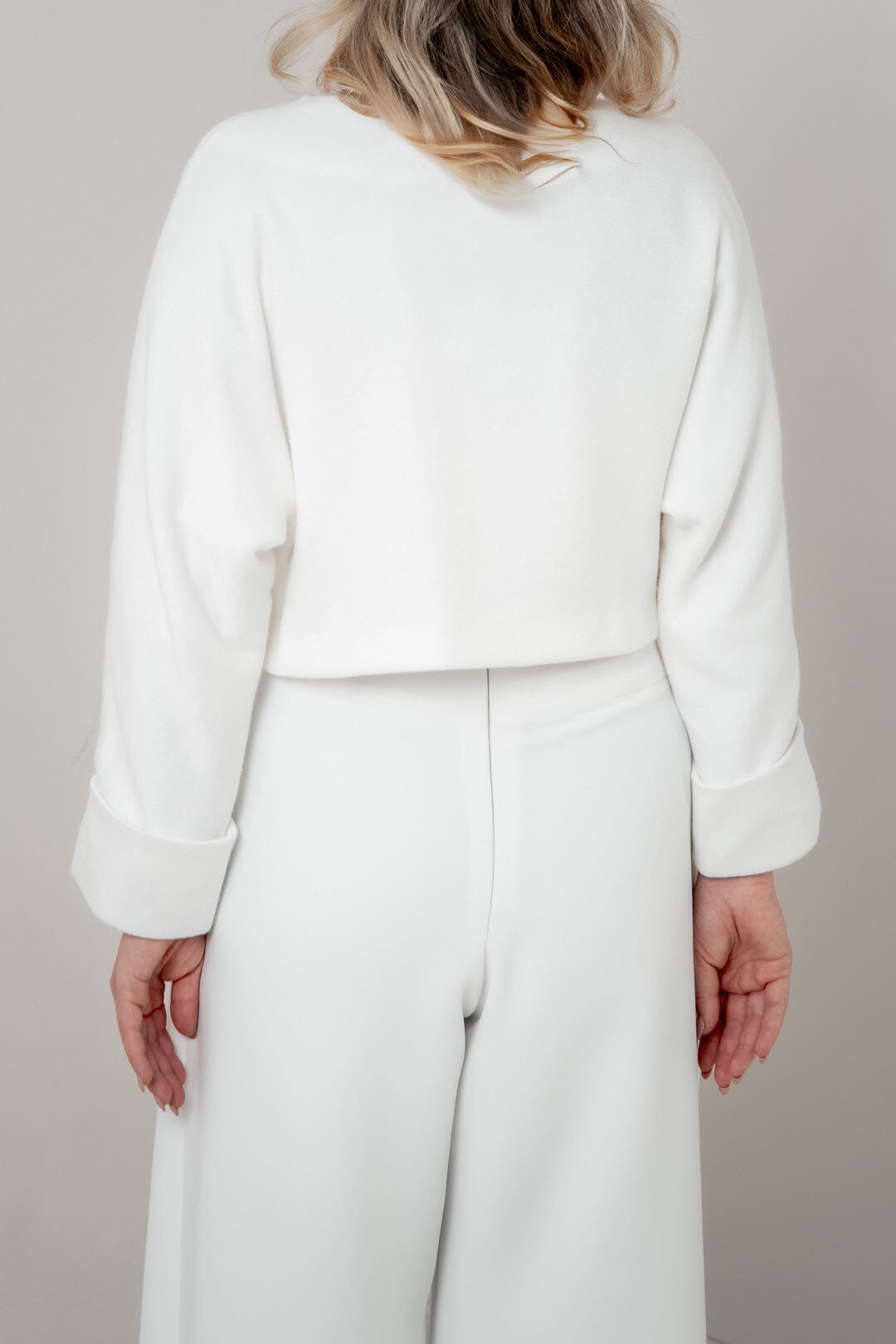 Short Bridal Knit Mix Jacket – noni