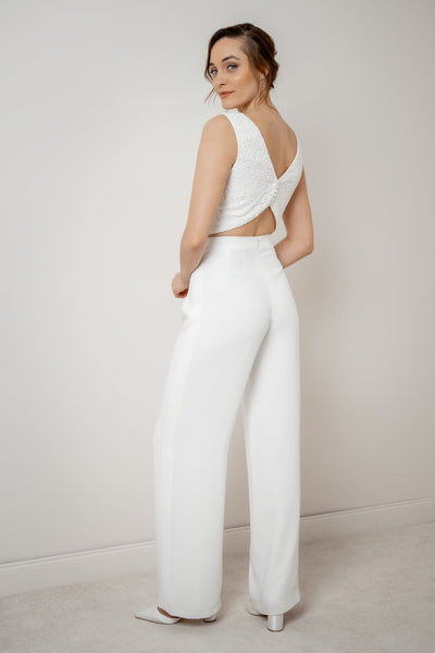 Kurzes Spitzen-Braut Top – Timea noni