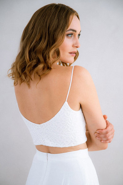 Kurzes Spitzentop – Aveline noni