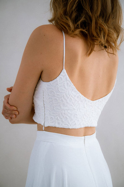 Kurzes Spitzentop – Aveline noni