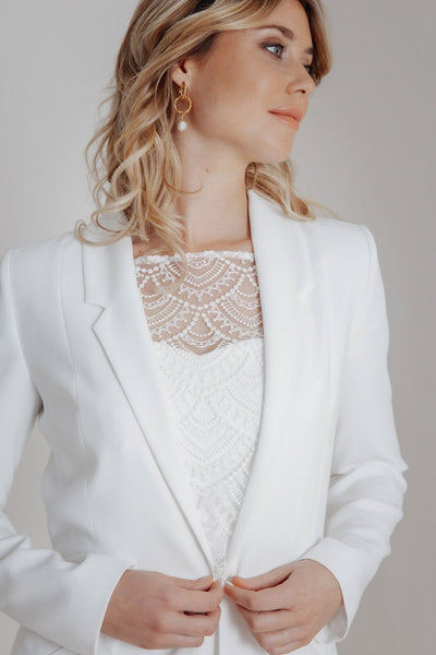 Braut Blazer in Ivory - Enoa