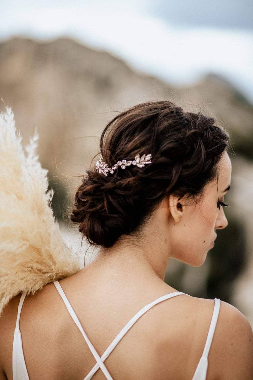 Strass Haarschmuck, Tiara, Diadem für die Hochzeit 