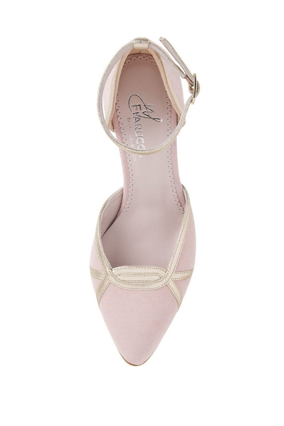 Pastellfarbene Brautschuhe – Nowi Powder Pink Suede