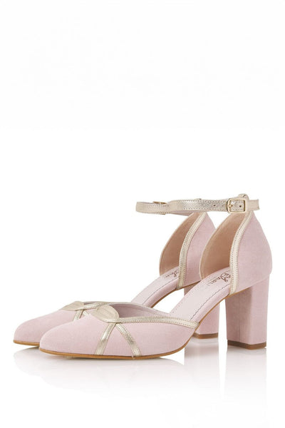 Pastellfarbene Brautschuhe – Nowi Powder Pink Suede